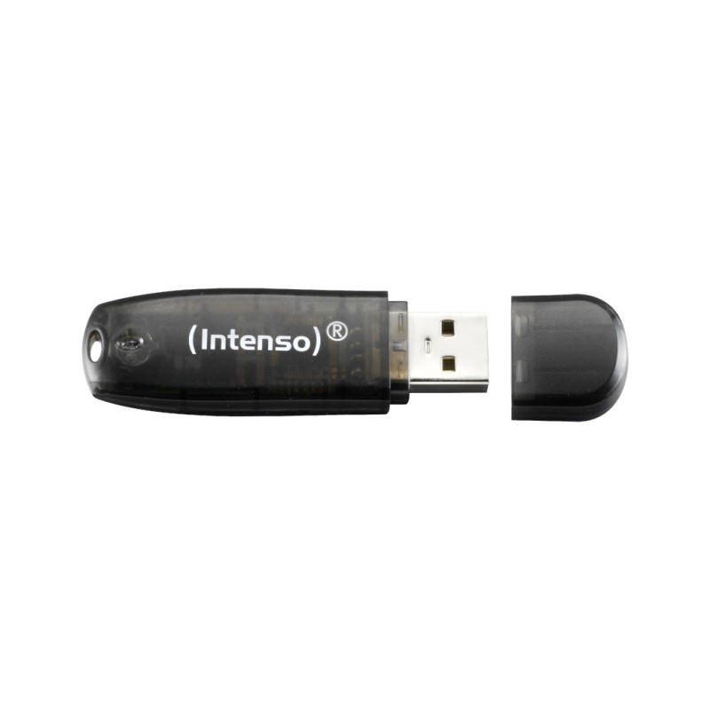 Spominski ključek 16GB USB 2.0 Intenso Rainbow Line 28MB/s 6,5MB/s - plastičen/s pokrovčkom/črn (3502470) INTENSO Spominski ključek 16GB USB 2.0 Intenso Rainbow Line 28MB/s 6,5MB/s - plastičen/s pokrovčkom/črn (3502470)