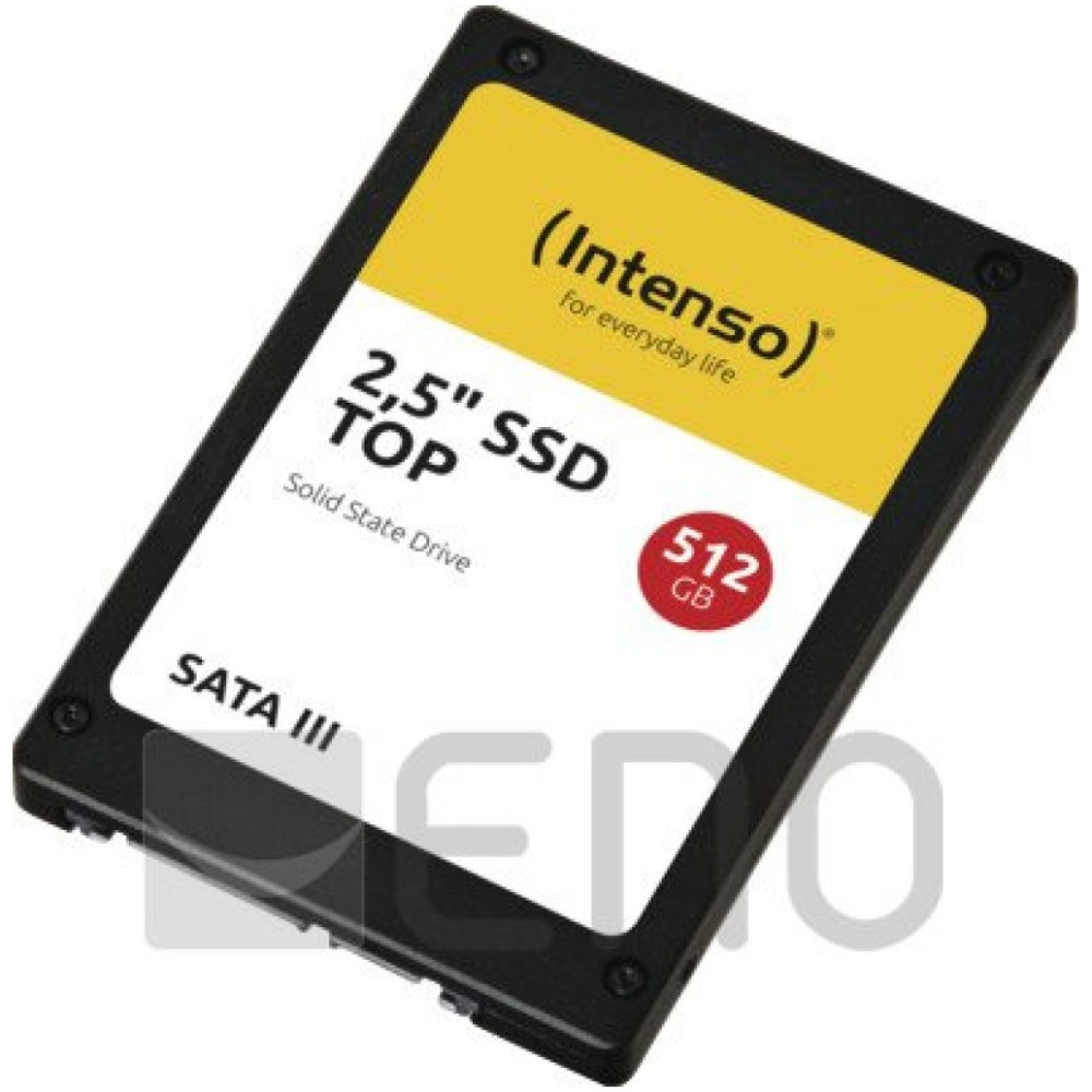 Disk SSD 6,4cm (2,5) 512GB SATA3 Intenso III TOP 520/320MB/s 7mm INTENSO Disk SSD 6,4cm (2,5) 512GB SATA3 Intenso III TOP 520/320MB/s 7mm