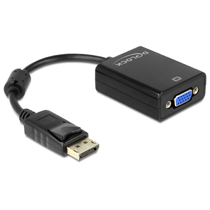 Adapter DisplayPort 1.2 (m) => VGA (ž) 15cm Digitus Sapphire Adapter DisplayPort 1.2 (m) => VGA (ž) 15cm Digitus