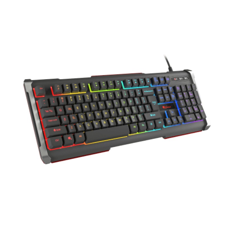 Tipkovnica Genesis RHOD 400RGB gaming tipkovnica, osvetlitev v 7 barvah, multimedijska, Anti-Ghosting, vodoodporna Genesis Tipkovnica Genesis RHOD 400RGB gaming tipkovnica, osvetlitev v 7 barvah, multimedijska, Anti-Ghosting, vodoodporna