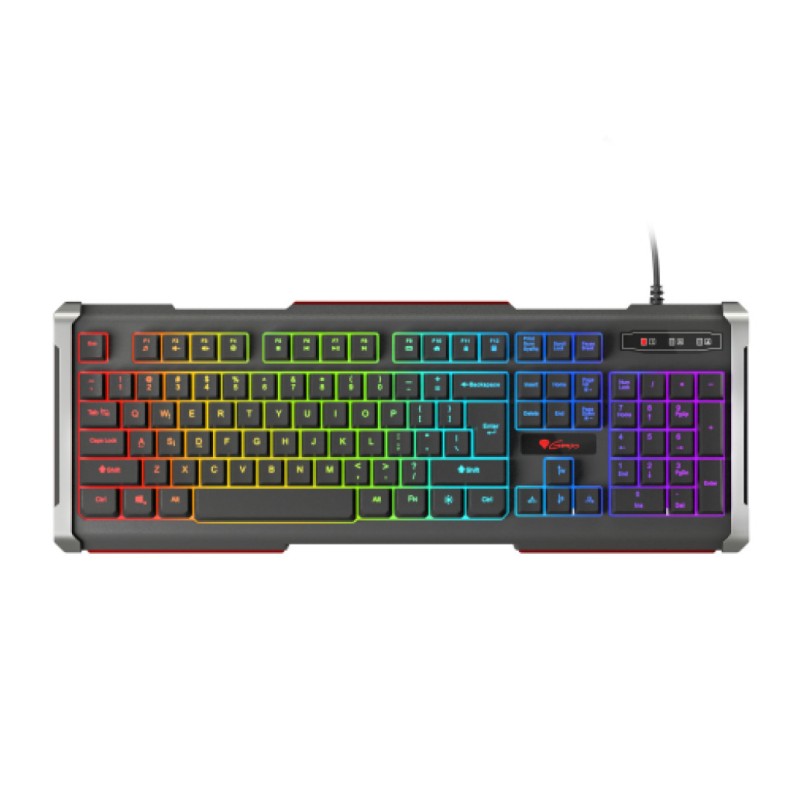 Tipkovnica Genesis RHOD 400RGB gaming tipkovnica, osvetlitev v 7 barvah, multimedijska, Anti-Ghosting, vodoodporna Genesis Tipkovnica Genesis RHOD 400RGB gaming tipkovnica, osvetlitev v 7 barvah, multimedijska, Anti-Ghosting, vodoodporna