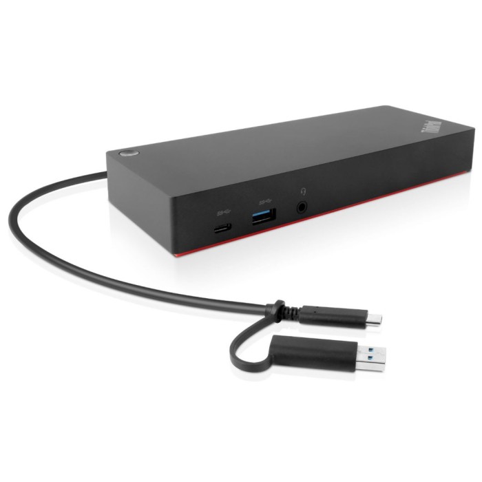 Priklopna postaja USB-C/A => Lenovo ThinkPad Hybrid 2xHDMI 2xDisplayPort 2xUSB3.2 Gen2 2xUSB2.0 1xUSB-C 1xRJ45 - (40AF0135EU) Priklopna postaja USB-C/A => Lenovo ThinkPad Hybrid 2xHDMI 2xDisplayPort 2xUSB3.2 Gen2 2xUSB2.0 1xUSB-C 1xRJ45 - (40AF0135EU)