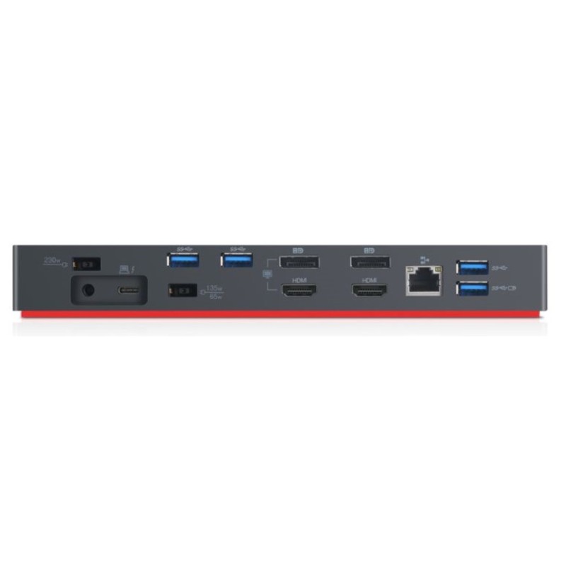 Priklopna postaja USB-C => Lenovo Thunderbolt 3 Gen2 EU 5x USB 3.1 1x USB-C 2xHDMI 2xDisplayPort LAN (40AN0135EU) Lenovo Priklopna postaja USB-C => Lenovo Thunderbolt 3 Gen2 EU 5x USB 3.1 1x USB-C 2xHDMI 2xDisplayPort LAN (40AN0135EU)