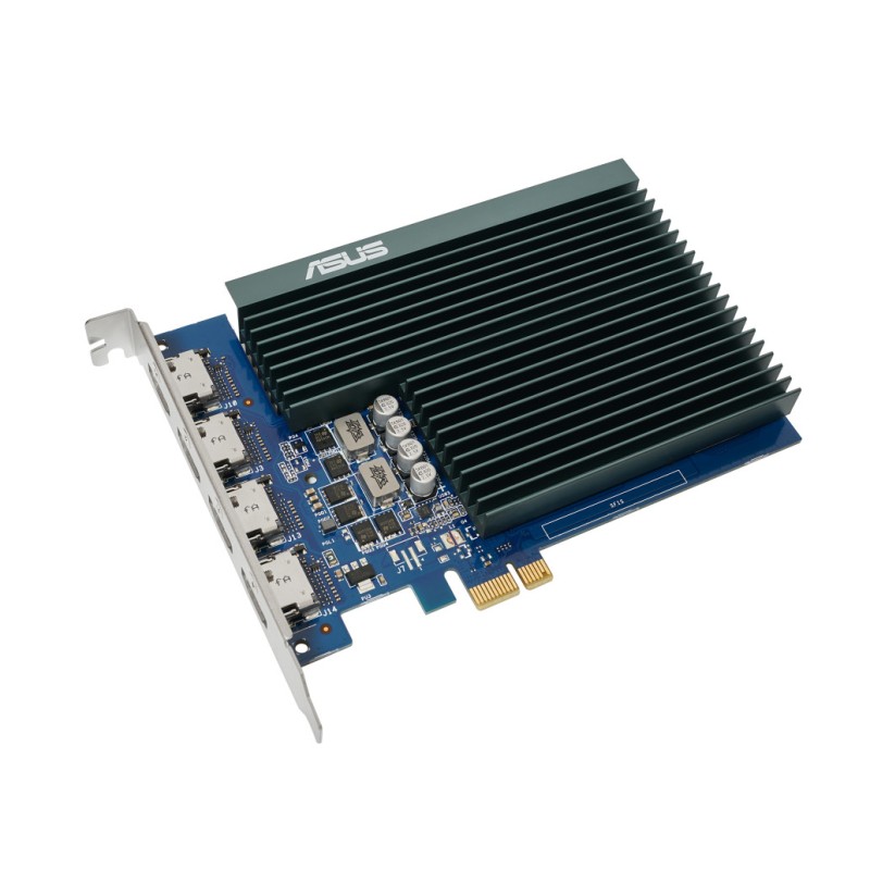 Grafična kartica nVidia GT730 Asus GT 730 - 2GB DDR5 - passivno hlajenje (90YV0H20-M0NA00) ASUS Grafična kartica nVidia GT730 Asus GT 730 - 2GB DDR5 - passivno hlajenje (90YV0H20-M0NA00)