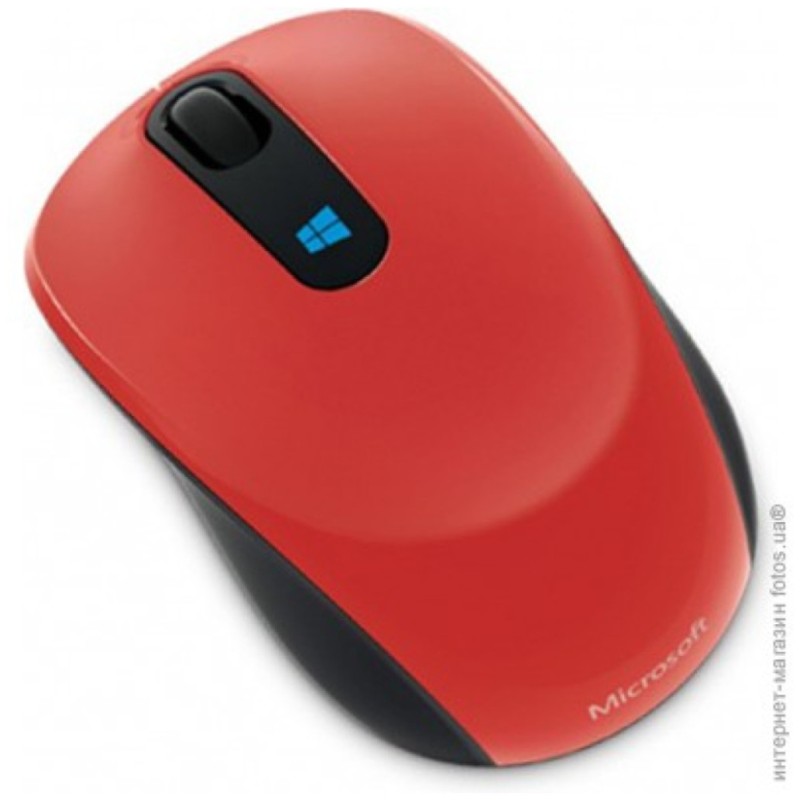 Miš brezžična Microsoft Mobile Sculpt M 1000DPI rdeča (43U-00026) MICROSOFT Miš brezžična Microsoft Mobile Sculpt M 1000DPI rdeča (43U-00026)