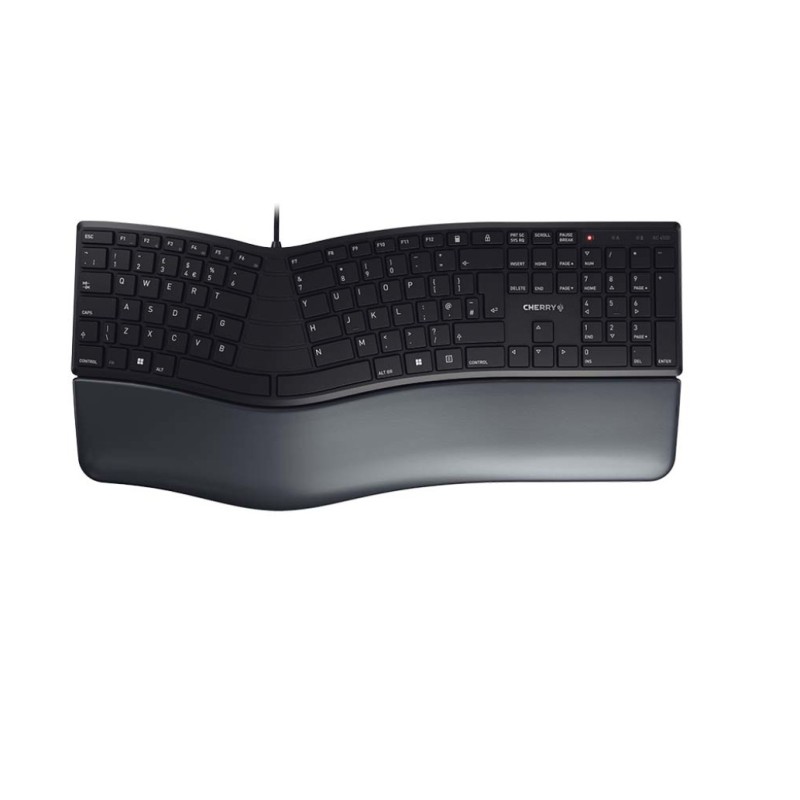 Tipkovnica Cherry USB ergonomska KC 4500 ERGO US international Ergonomska črna SLO gravura (JK-4500GB-2) Cherry Tipkovnica Cherry USB ergonomska KC 4500 ERGO US international Ergonomska črna SLO gravura (JK-4500GB-2)