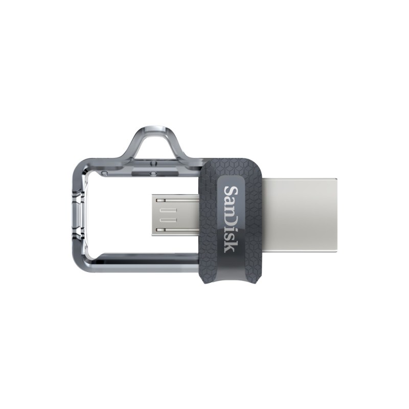 Spominski ključek 32GB USB 3.0 Sandisk Ultra Dual 150MB/s - plastičen/micro drsni/črn (SDDD3-032G-G46) SANDISK Spominski ključek 32GB USB 3.0 Sandisk Ultra Dual 150MB/s - plastičen/micro drsni/črn (SDDD3-032G-G46)