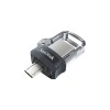 Spominski ključek 32GB USB 3.0 Sandisk Ultra Dual 150MB/s - plastičen/micro drsni/črn (SDDD3-032G-G46)