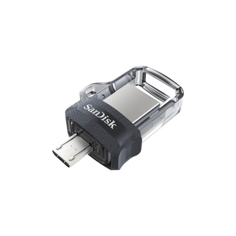 Spominski ključek 32GB USB 3.0 Sandisk Ultra Dual 150MB/s - plastičen/micro drsni/črn (SDDD3-032G-G46) SANDISK Spominski ključek 32GB USB 3.0 Sandisk Ultra Dual 150MB/s - plastičen/micro drsni/črn (SDDD3-032G-G46)