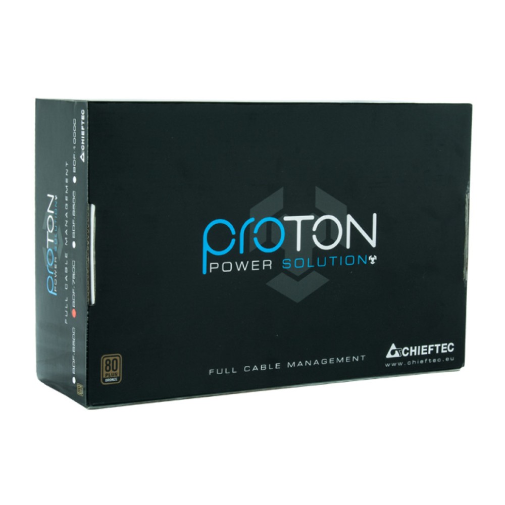 Napajalnik - 1000W Chieftec 1000C Proton 80Plus Bronze 85% ATX12V 2.3 Modular 140mm črna (BDF-1000C) CHIEFTEC Napajalnik - 1000W Chieftec 1000C Proton 80Plus Bronze 85% ATX12V 2.3 Modular 140mm črna (BDF-1000C)