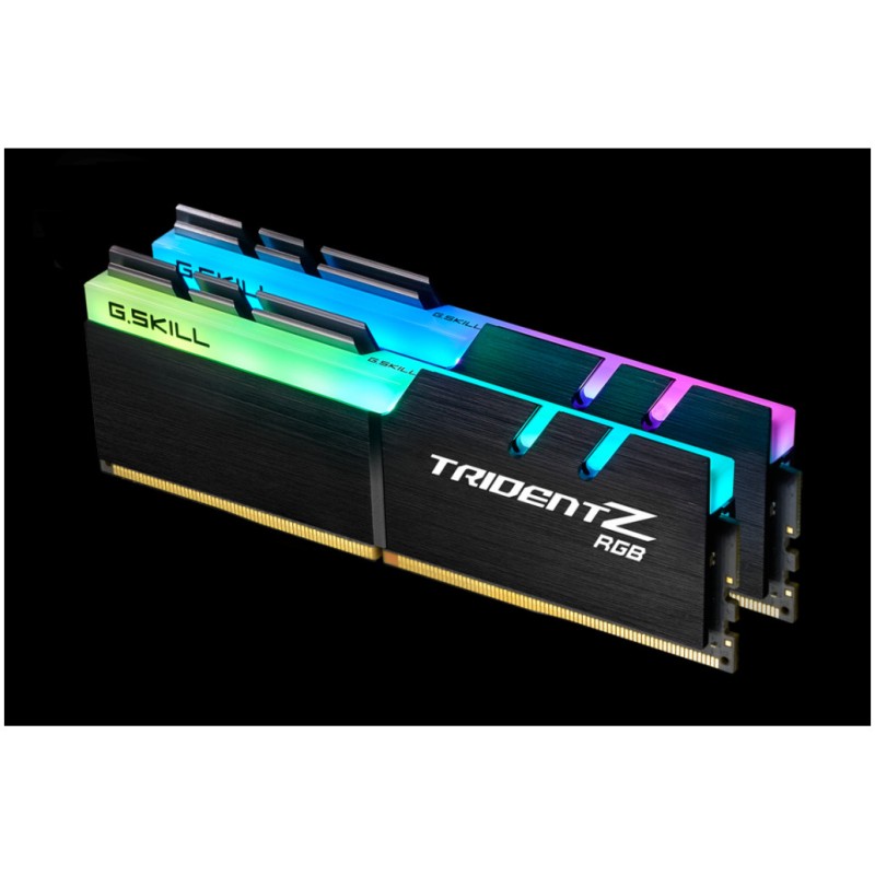 DDR4 16GB 3200MHz CL16 KIT (2x 8GB) G.Skill RGB Trident Z XMP2.0 1,35V Gaming črna (F4-3200C16D-16GTZRX) G.Skill DDR4 16GB 3200MHz CL16 KIT (2x 8GB) G.Skill RGB Trident Z XMP2.0 1,35V Gaming črna (F4-3200C16D-16GTZRX)