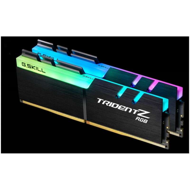 DDR4 16GB 3200MHz CL16 KIT (2x 8GB) G.Skill RGB Trident Z XMP2.0 1,35V Gaming črna (F4-3200C16D-16GTZRX) G.Skill DDR4 16GB 3200MHz CL16 KIT (2x 8GB) G.Skill RGB Trident Z XMP2.0 1,35V Gaming črna (F4-3200C16D-16GTZRX)