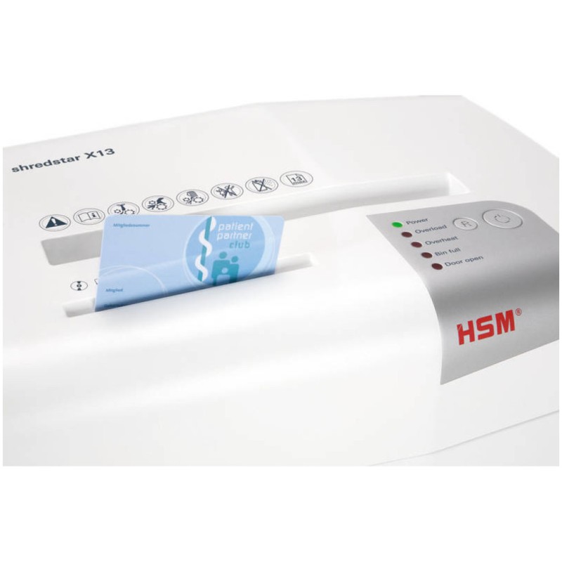 Uničevalec dokumentov HSM X13 do 13 listov 23L 230mm HSM Uničevalec dokumentov HSM X13 do 13 listov 23L 230mm