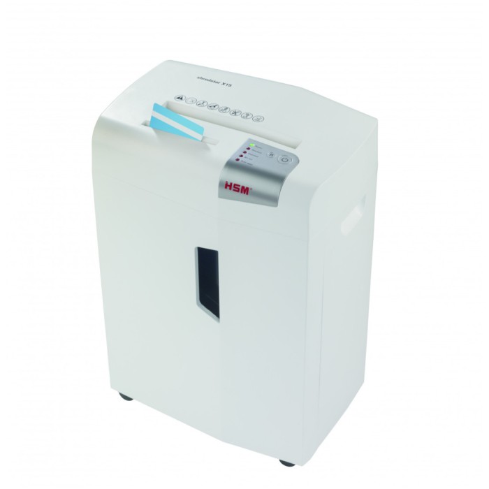 Uničevalec dokumentov HSM X15 do 15 listov 26L 230mm Uničevalec dokumentov HSM X15 do 15 listov 26L 230mm