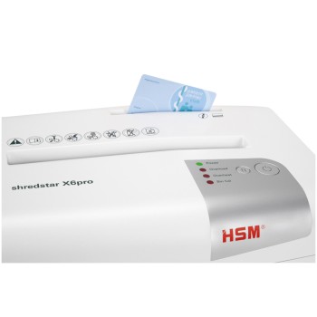 Uničevalec dokumentov HSM X6PRO do 6 listov 20L 220mm