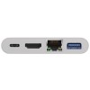 Priklopna postaja USB-C => HDMI ETH LAN 1x USB 3.0 1x USB-C PD 60W Goobay bel (62105)