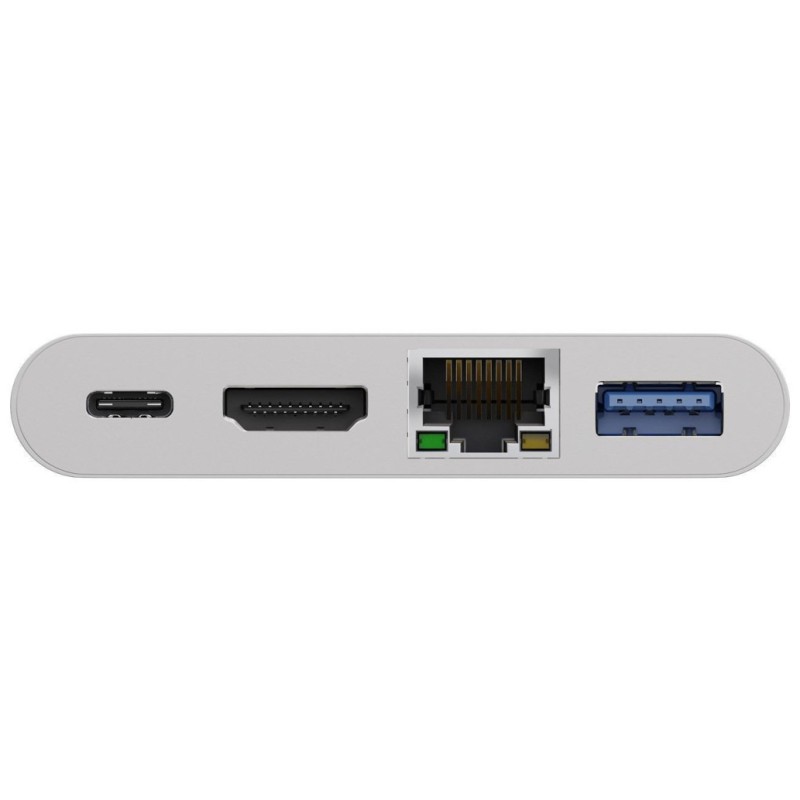 Priklopna postaja USB-C => HDMI ETH LAN 1x USB 3.0 1x USB-C PD 60W Goobay bel (62105) Goobay Priklopna postaja USB-C => HDMI ETH LAN 1x USB 3.0 1x USB-C PD 60W Goobay bel (62105)
