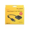 Pretvornik DisplayPort 1.2 (m) => HDMI (ž) 20cm 4K30Hz Delock aktivni (62607) Delock Pretvornik DisplayPort 1.2 (m) => HDMI (ž) 20cm 4K30Hz Delock aktivni (62607)