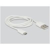 Hišni polnilec 100-240V => 1x USB-A (ž) QC3 za mobilni telefon ali tablični računalnik Navilock - bel (62969)
