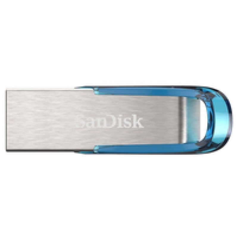 Spominski ključek 64GB USB 3.0 Sandisk Ultra Flair 150MB/s - kovinski/brez pokrovčka/moder-srebrn (SDCZ73-064G-G46B) SANDISK Spominski ključek 64GB USB 3.0 Sandisk Ultra Flair 150MB/s - kovinski/brez pokrovčka/moder-srebrn (SDCZ73-064G-G46B)