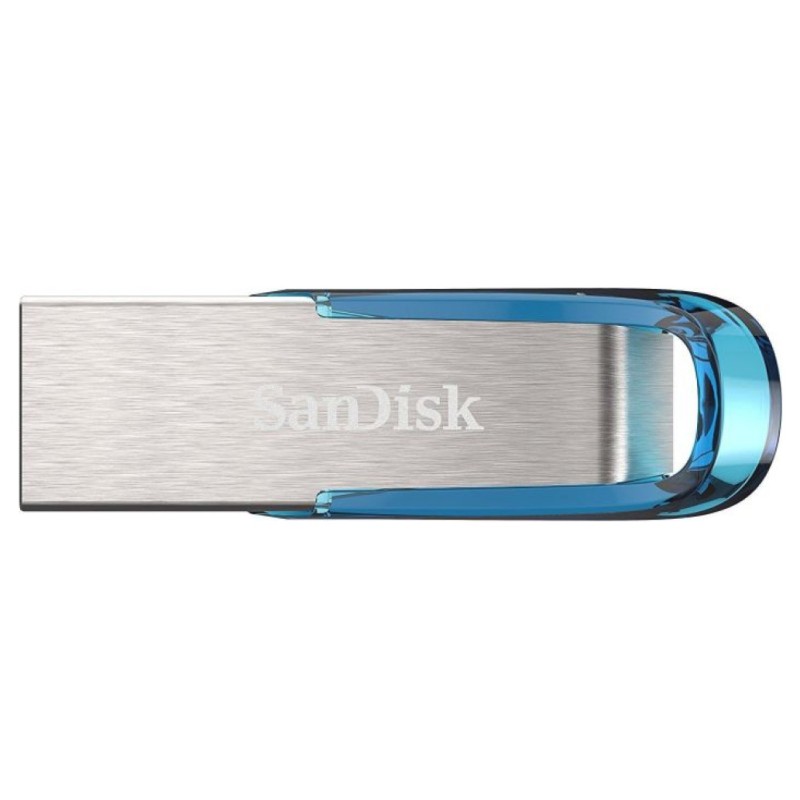 Spominski ključek 64GB USB 3.0 Sandisk Ultra Flair 150MB/s - kovinski/brez pokrovčka/moder-srebrn (SDCZ73-064G-G46B) SANDISK Spominski ključek 64GB USB 3.0 Sandisk Ultra Flair 150MB/s - kovinski/brez pokrovčka/moder-srebrn (SDCZ73-064G-G46B)