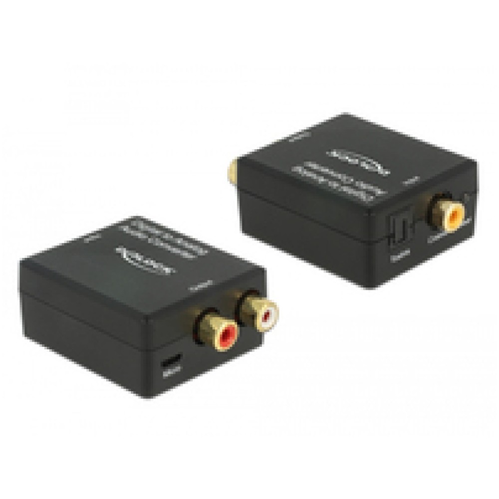 Pretvornik AVDIO SPDIF/Digitalni Koax - Analog 2xRCA Ž HD stereo Delock Delock Pretvornik AVDIO SPDIF/Digitalni Koax - Analog 2xRCA Ž HD stereo Delock
