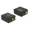 Pretvornik AVDIO SPDIF/Digitalni Koax - Analog 2xRCA Ž HD stereo Delock