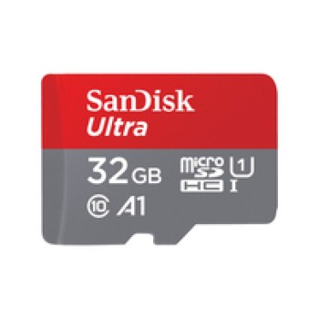 Spominska kartica SDHC-Micro 32GB Sandisk 100MB/s/10MB/s U1 UHS-I +adapter (SDSQUNR-032G-GN3MA)