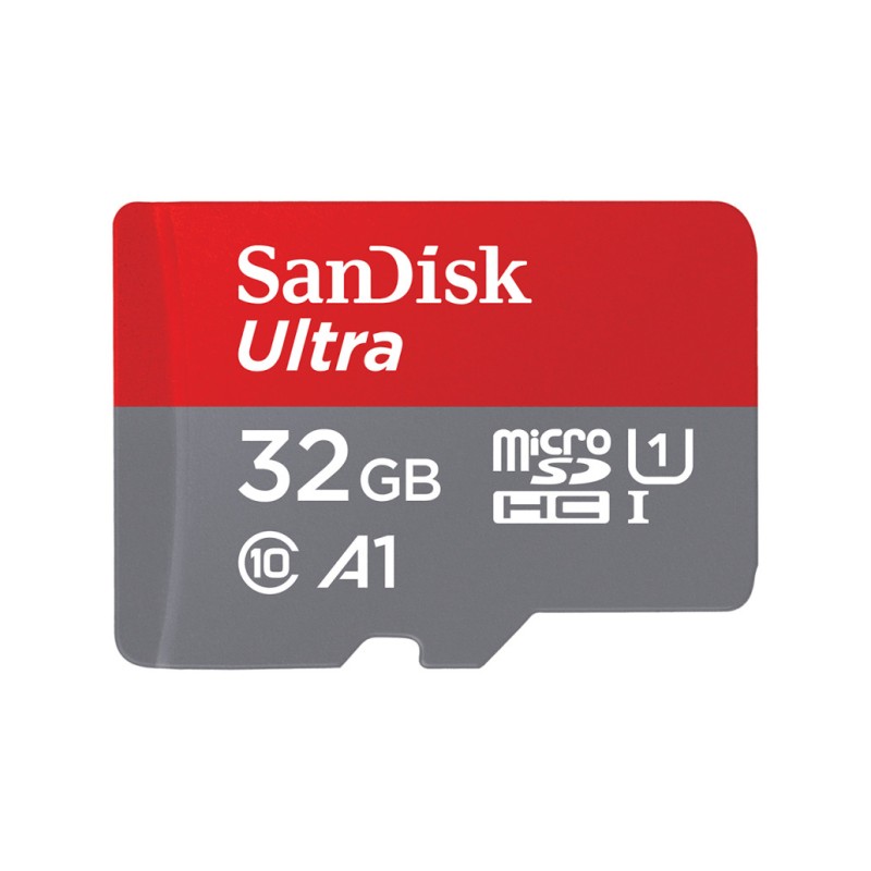 Spominska kartica SDHC-Micro 32GB Sandisk 100MB/s/10MB/s U1 UHS-I +adapter (SDSQUNR-032G-GN3MA) SANDISK Spominska kartica SDHC-Micro 32GB Sandisk 100MB/s/10MB/s U1 UHS-I +adapter (SDSQUNR-032G-GN3MA)