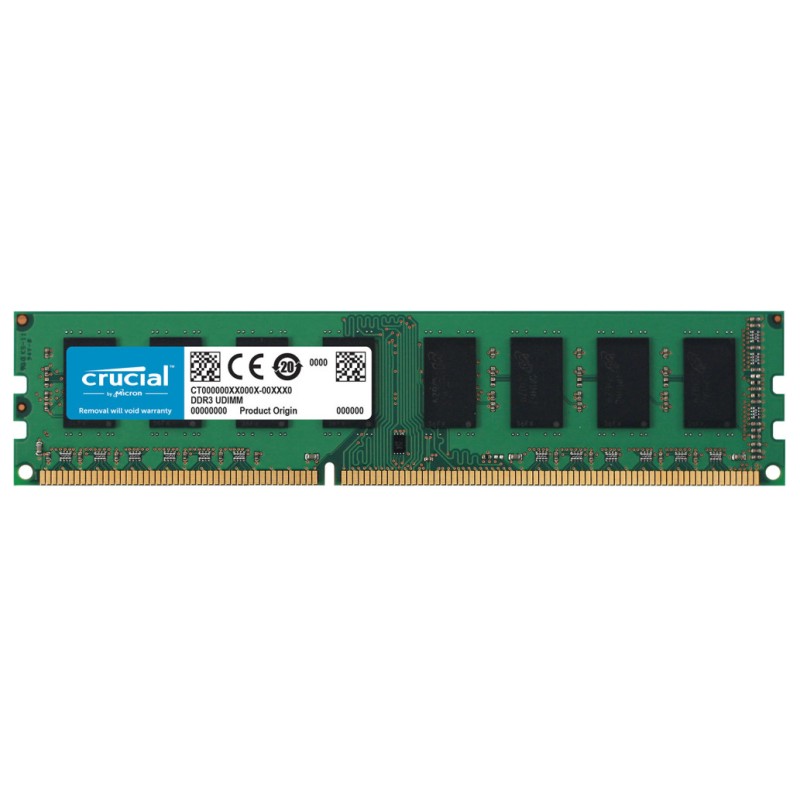 DDR3 8GB 1600MHz CL11 Single (1x 8GB) Crucial 1,35V (CT102464BD160B) CRUCIAL DDR3 8GB 1600MHz CL11 Single (1x 8GB) Crucial 1,35V (CT102464BD160B)