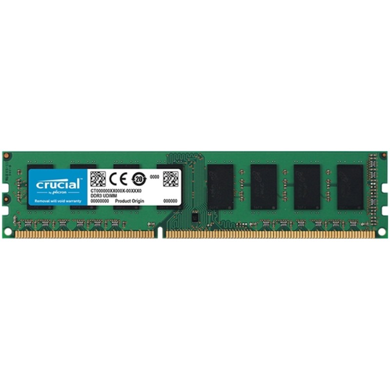 DDR3 8GB 1600MHz CL11 Single (1x 8GB) Crucial 1,35V (CT102464BD160B) CRUCIAL DDR3 8GB 1600MHz CL11 Single (1x 8GB) Crucial 1,35V (CT102464BD160B)