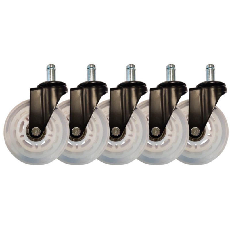 Komplet kolesc za pisarniški stol (LC-CASTERS-7BW-SPEED) LC Power Komplet kolesc za pisarniški stol (LC-CASTERS-7BW-SPEED)