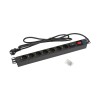 Prenapetostna zaščita Triton 2,00m 1xDIN49441 7x230V ALU rack 1U 19 stikalo (RAB-PD-X12-A1) Triton Prenapetostna zaščita Triton 2,00m 1xDIN49441 7x230V ALU rack 1U 19 stikalo (RAB-PD-X12-A1)