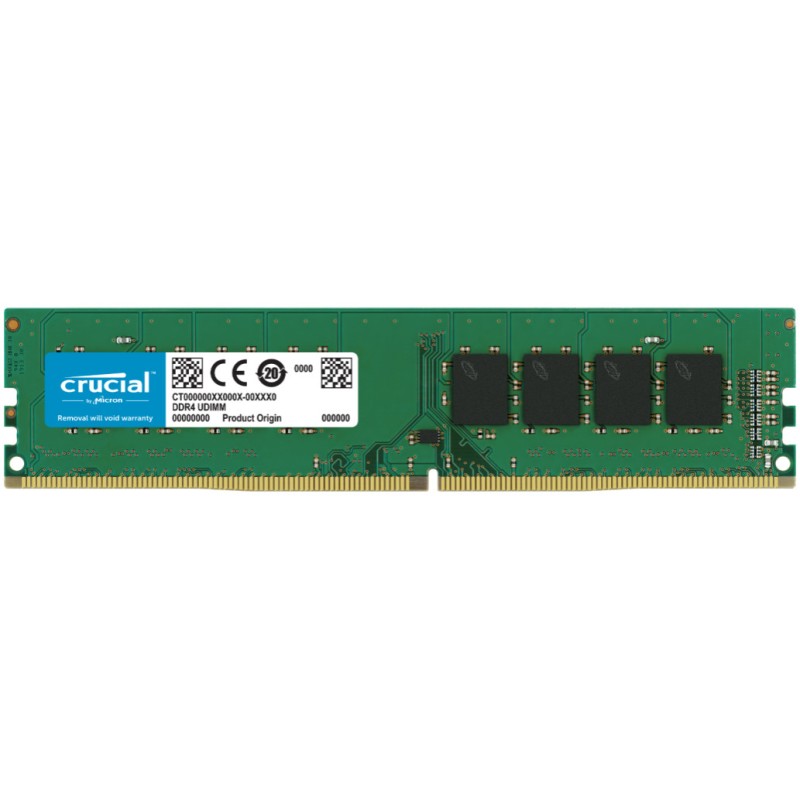 DDR4 32GB 3200MHz CL22 Single (1x32GB) Crucial Value 1,2V (CT32G4DFD832A) CRUCIAL DDR4 32GB 3200MHz CL22 Single (1x32GB) Crucial Value 1,2V (CT32G4DFD832A)