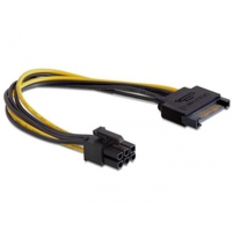 Kabel adapter napajalni SATA => PCI-Express 6 pin DELOCK Delock Kabel adapter napajalni SATA => PCI-Express 6 pin DELOCK
