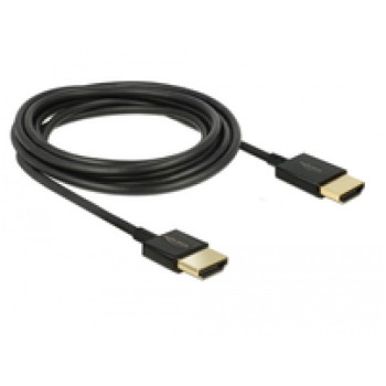 KABEL HDMI/HDMI M/M 0,25m Delock UltraHD 4 K pozlačeni kontakti V2,0 KABEL HDMI/HDMI M/M 0,25m Delock UltraHD 4 K pozlačeni kontakti V2,0