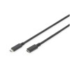 Kabel USB-C => USB-C 3.1 Podaljšek 0,7m 20V/5A (100W) Digitus (AK-300210-007-S) Digitus Kabel USB-C => USB-C 3.1 Podaljšek 0,7m 20V/5A (100W) Digitus (AK-300210-007-S)
