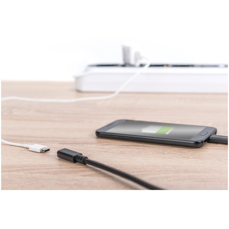 Kabel USB-C => USB-C 3.1 Podaljšek 0,7m 20V/5A (100W) Digitus (AK-300210-007-S) Digitus Kabel USB-C => USB-C 3.1 Podaljšek 0,7m 20V/5A (100W) Digitus (AK-300210-007-S)