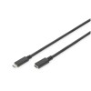 Kabel USB-C => USB-C 3.1 Podaljšek 0,7m 20V/5A (100W) Digitus (AK-300210-007-S) Digitus Kabel USB-C => USB-C 3.1 Podaljšek 0,7m 20V/5A (100W) Digitus (AK-300210-007-S)
