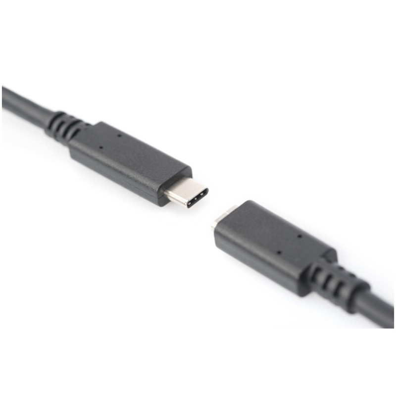 Kabel USB-C => USB-C 3.1 Podaljšek 0,7m 20V/5A (100W) Digitus (AK-300210-007-S) Digitus Kabel USB-C => USB-C 3.1 Podaljšek 0,7m 20V/5A (100W) Digitus (AK-300210-007-S)