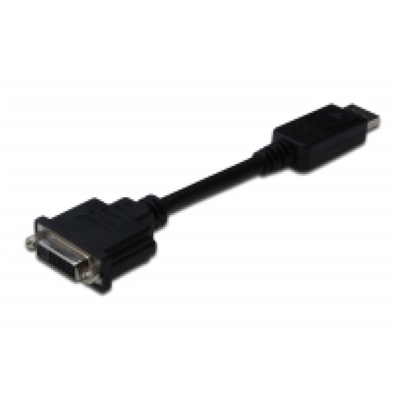 Adapter DisplayPort (m) => DVI-I (24+5) 15cm Digitus Digitus Adapter DisplayPort (m) => DVI-I (24+5) 15cm Digitus