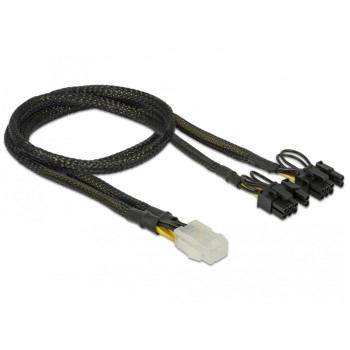 Adapter DC 6pin na 2x 8pin za grafične kartice PCI-express 0,3m Delock Adapter DC 6pin na 2x 8pin za grafične kartice PCI-express 0,3m Delock