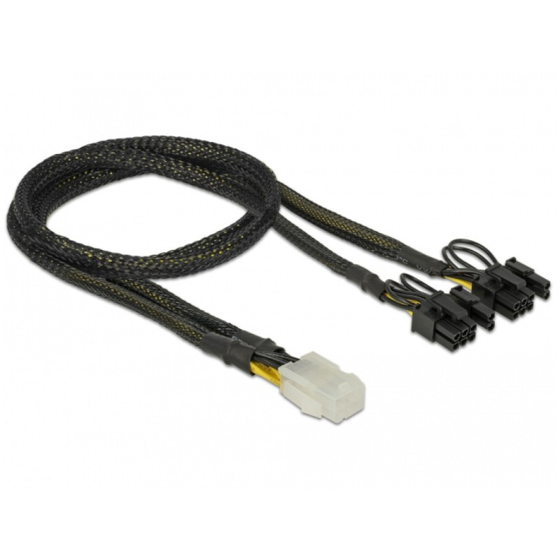 Adapter DC 6pin na 2x 8pin za grafične kartice PCI-express 0,3m Delock Delock Adapter DC 6pin na 2x 8pin za grafične kartice PCI-express 0,3m Delock