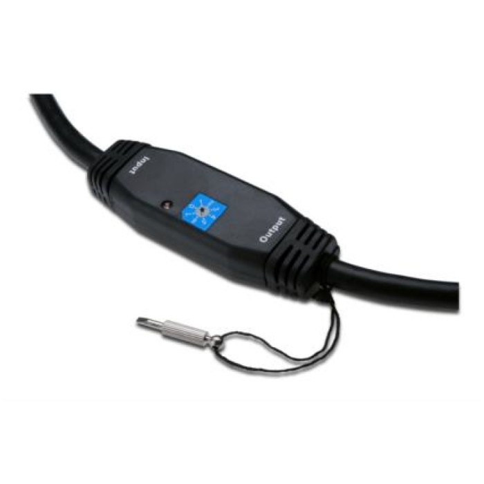 KABEL HDMI/HDMI M/M 20,0m Digitus kabel z ojačevalcem pozlačeni kontakti V1,4 (AK-330105-200-S) KABEL HDMI/HDMI M/M 20,0m Digitus kabel z ojačevalcem pozlačeni kontakti V1,4 (AK-330105-200-S)