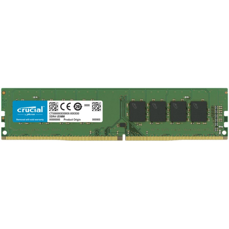 DDR4 16GB 3200MHz CL22 Single (1x16GB) Crucial Value 1,2V PC (CT16G4DFRA32A) CRUCIAL DDR4 16GB 3200MHz CL22 Single (1x16GB) Crucial Value 1,2V PC (CT16G4DFRA32A)