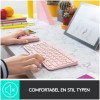 Tipkovnica Logitech brezžična K380 Multi-Device SLO mini roza SLO gravura (920-009867) LOGITECH Tipkovnica Logitech brezžična K380 Multi-Device SLO mini roza SLO gravura (920-009867)