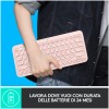 Tipkovnica Logitech brezžična K380 Multi-Device SLO mini roza SLO gravura (920-009867) LOGITECH Tipkovnica Logitech brezžična K380 Multi-Device SLO mini roza SLO gravura (920-009867)