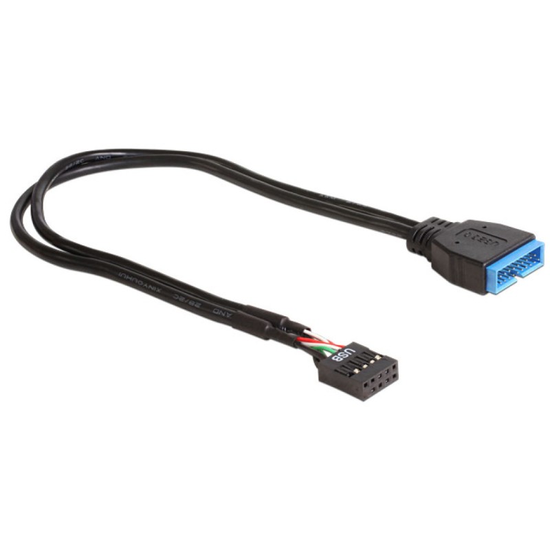 Adapter MB interni USB 3.0 (m) => USB 2.0 (ž) dolžina 30cm Delock (83281) Delock Adapter MB interni USB 3.0 (m) => USB 2.0 (ž) dolžina 30cm Delock (83281)
