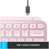 Tipkovnica brezžična Logitech MX mini US international | SLO gravura roza LED osvetlitev (920-010500) LOGITECH Tipkovnica brezžična Logitech MX mini US international | SLO gravura roza LED osvetlitev (920-010500)