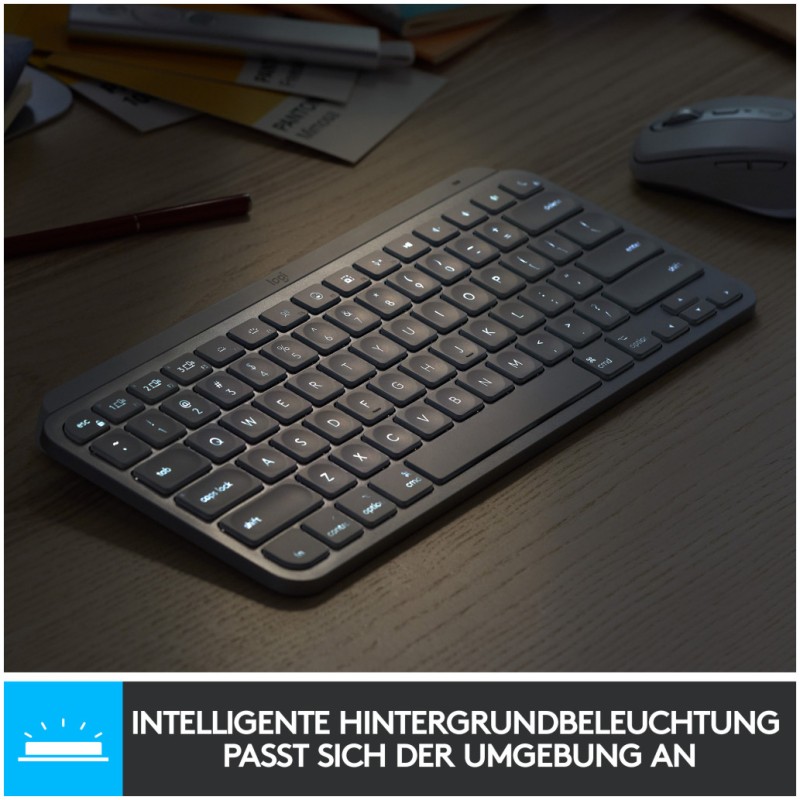 Tipkovnica brezžična Logitech MX mini US international | SLO gravura roza LED osvetlitev (920-010500) LOGITECH Tipkovnica brezžična Logitech MX mini US international | SLO gravura roza LED osvetlitev (920-010500)